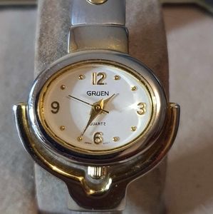 Gruen GR7354 Silver/Goldtone Stainless Steel Women's Watch